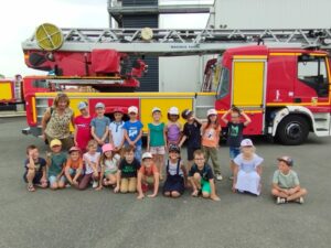 Visite chez les pompiers